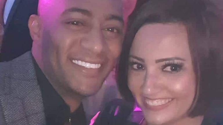 الفنانان محمد رمضان وبشرى - أرشيفية