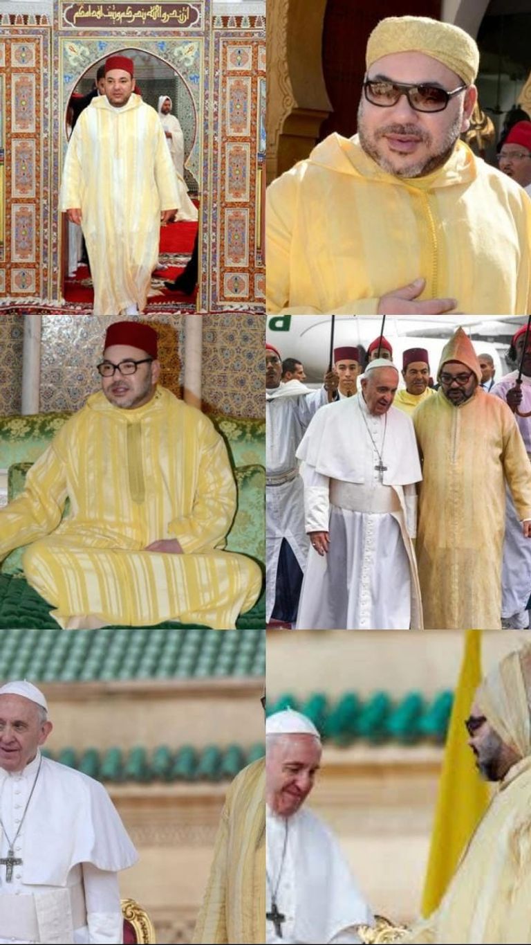 البابا فرنسيس وملك المغرب (صورة أرشيفية)