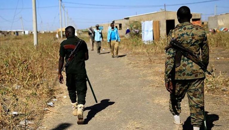 قوات سودانية بمنطقة الفشقة الحدودية مع إثيوبيا