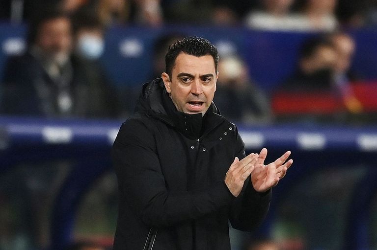 تشافي هيرنانديز مدرب برشلونة تشافي مدرب برشلونة وعثمان ديمبلي