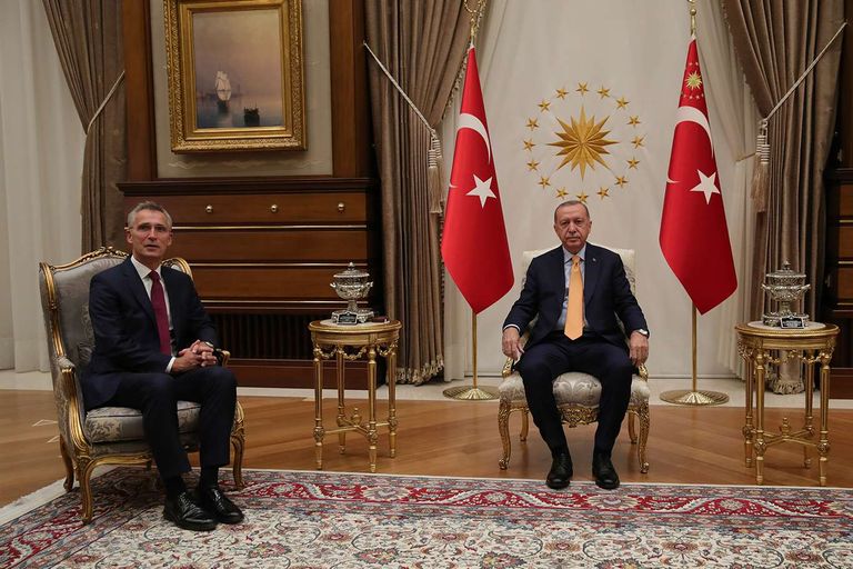 أردوغان وأمين عام الناتو (أرشيفية)