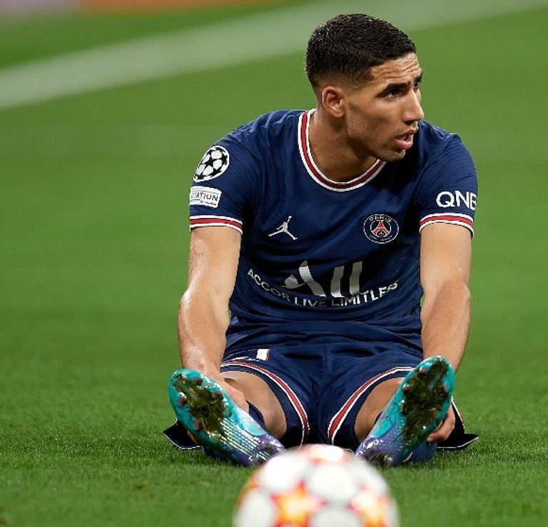 أشرف حكيمي مع باريس سان جيرمان أشرف حكيمي نجم باريس سان جيرمان