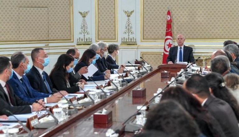الرئيس التونسي قيس سعيد يدعو لحوار وطني- أرشيفية