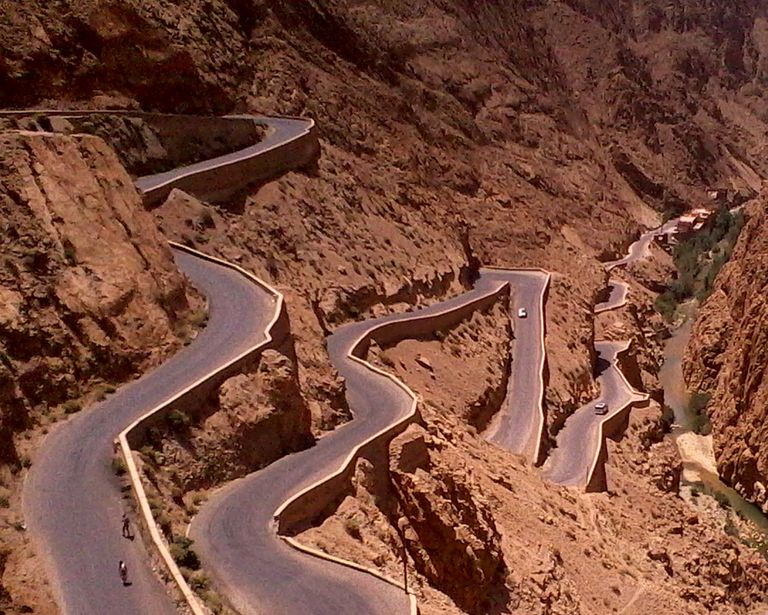 مضايق دادس في المغرب أكثر طرق الرحلات البرية جاذبية حول العالم