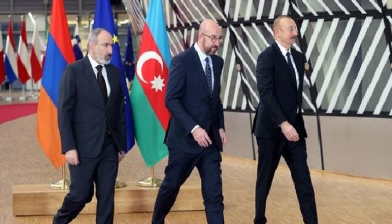 باشينيان وعلييف مع رئيس المجلس الأوروبي