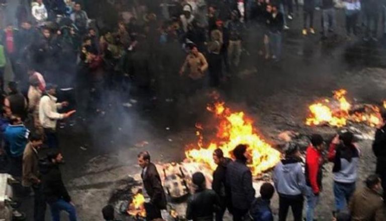 جانب من احتجاجات سابقة في إيران