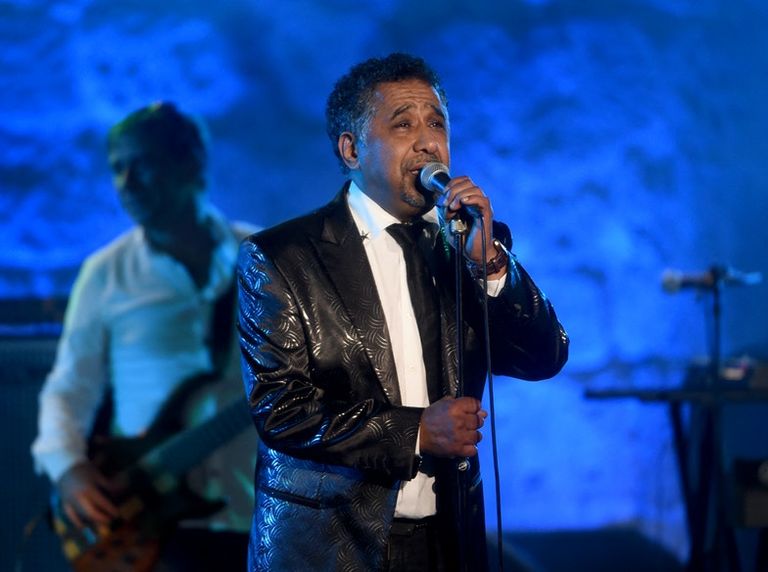 المطرب الجزائري الشاب خالد والمنتج المصري وليد منصور