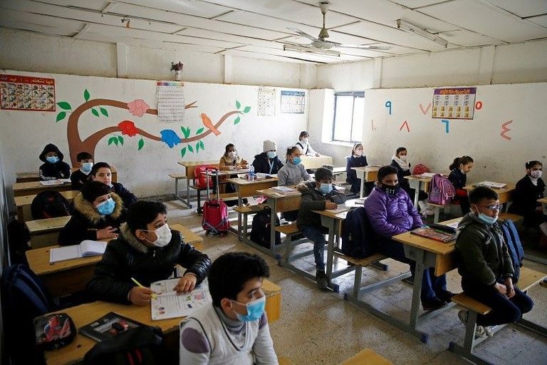 أحد فصول المدارس في العراق