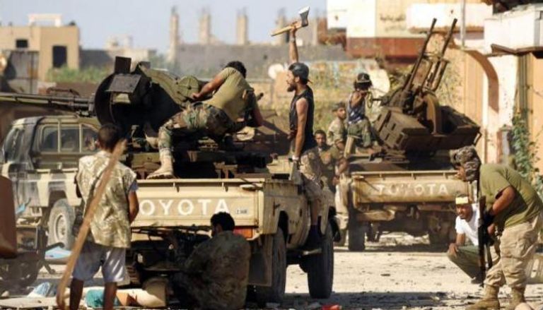 عناصر من المليشيات المسلحة في طرابلس - أرشيفية