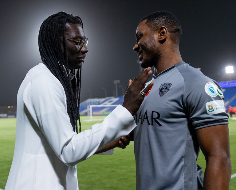 بافيتمبي جوميز في مران الهلال السعودي