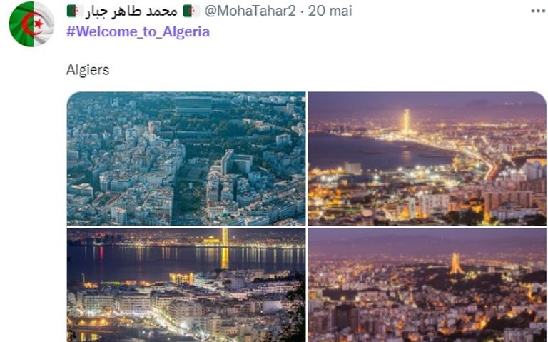 هاشتاج مرحبا بكم في الجزائر
