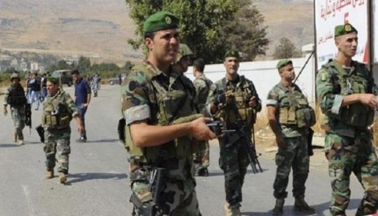 عناصر من الجيش اللبناني
