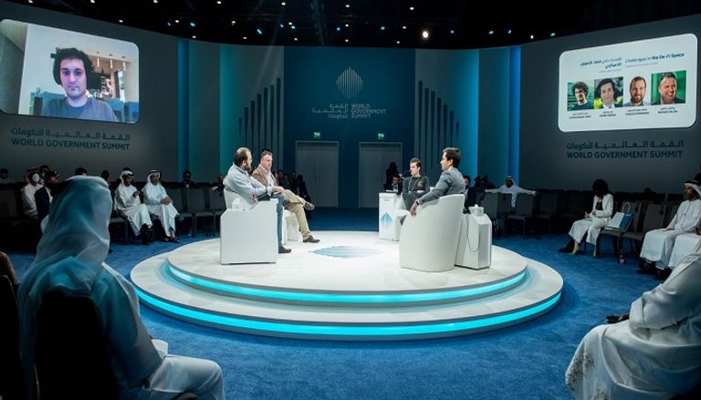 جانب من فعاليات مؤسسة القمة العالمية للحكومات - أرشيفية القمة العالمية للحكومات 2022