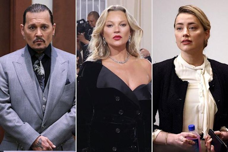 الممثلة الأمريكية آمبر هيرد في المحكمة