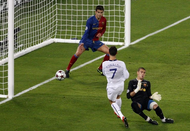 برشلونة ومانشستر يونايتد في 2009 ريال مدريد وليفربول في آخر نهائي إنجليزي إسباني