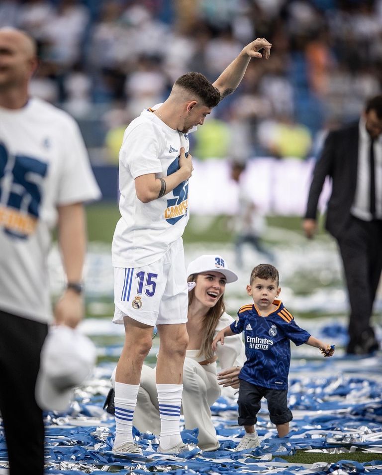 محمد صلاح مع ابنته مكة