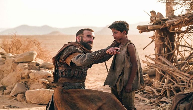 أحد مشاهد فيلم محارب الصحراء في السعودية