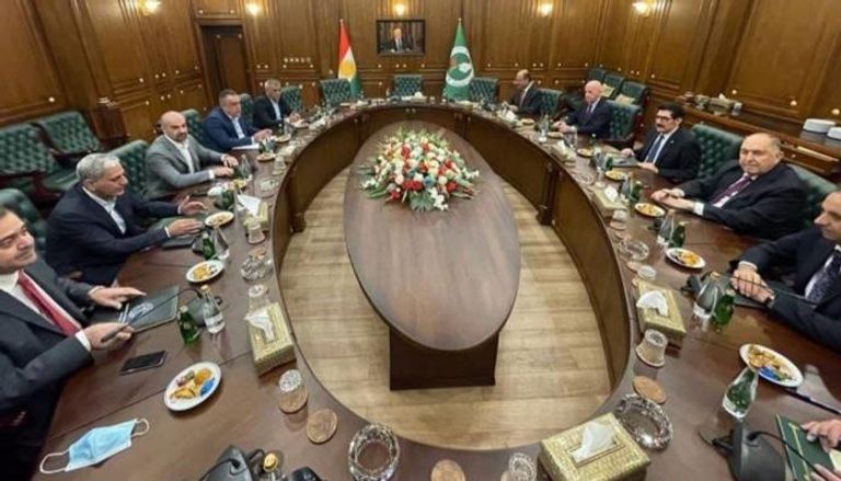 اجتماع سابق بين الحزبين الكردستانيين الديمقراطي والأتحاد الوطني