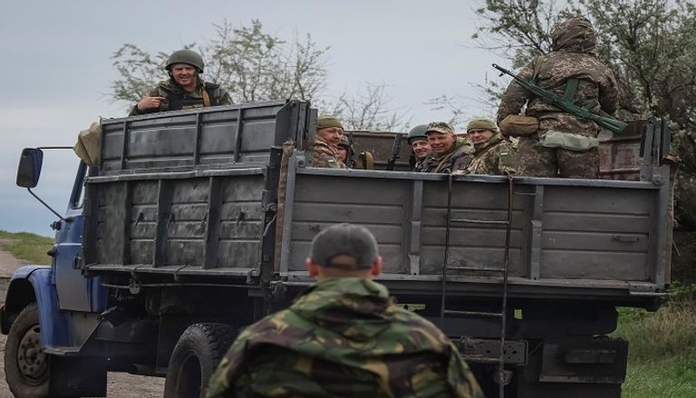 جانب من القتال في أوكرانيا- رويترز