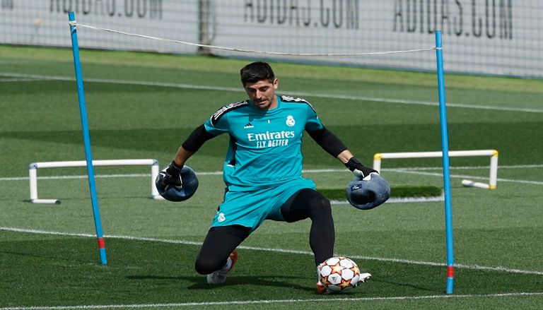 تيبو كورتوا حارس ريال مدريد كأس دوري أبطال أوروبا