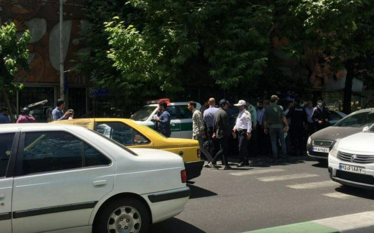 موقع الهجوم المسلح على رجلي الأمن بطهران - أرشيفية