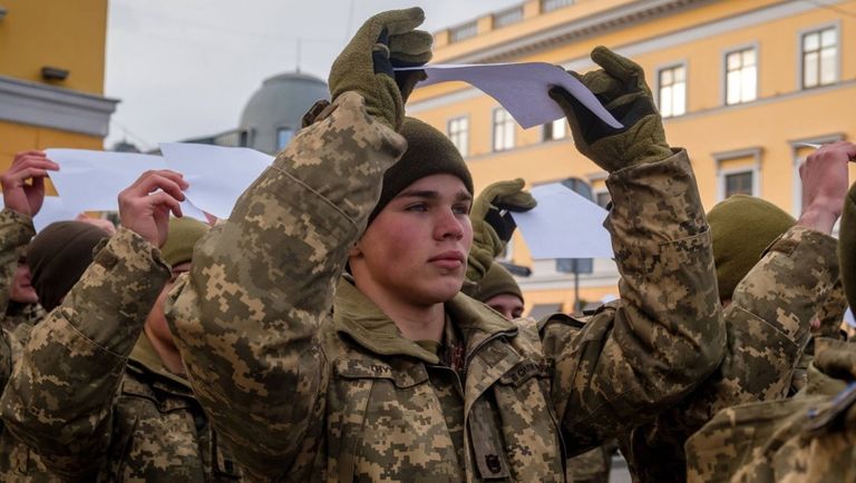 قوات روسية في شرق أوكرانيا