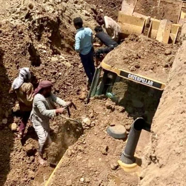 جانب من عملية الإنقاذ