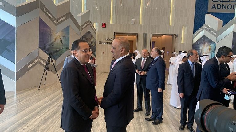 جانب من فعاليات توقيع الشراكة الصناعية بين الإمارات والأردن ومصر