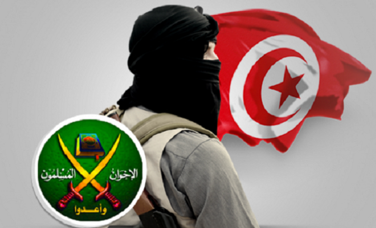الجهاز السري الذي عمل على تخريب مؤسسات الدولة التونسية صورة لراشد الغنوشي رئيس حركة النهضة الإخوانية