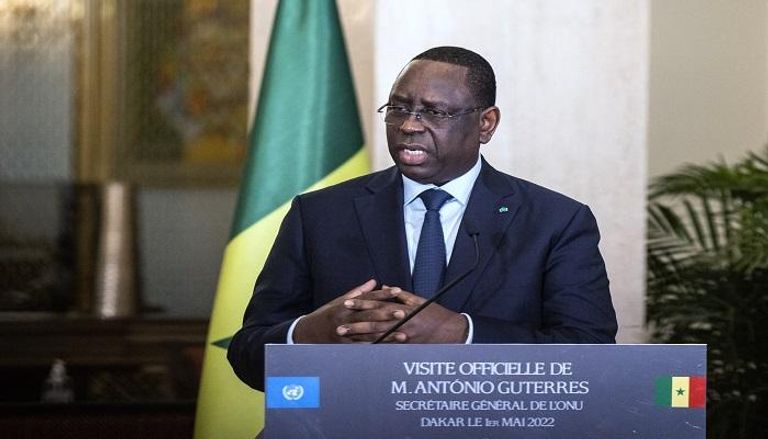 رئيس السنغال ورئيس الاتحاد الأفريقي ماكي سال