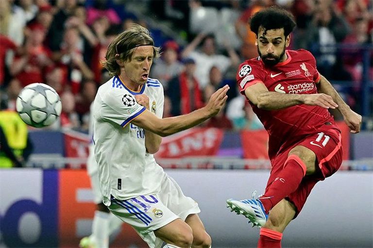 من مباراة ليفربول وريال مدريد في نهائي دوري أبطال أوروبا
