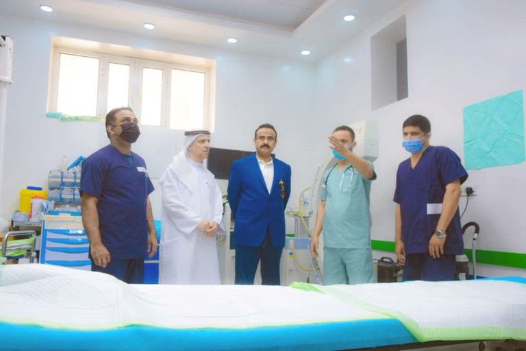 تدشين المرحلة الأولى لتشغيل أكبر مستشفيات شبوة اليمنية