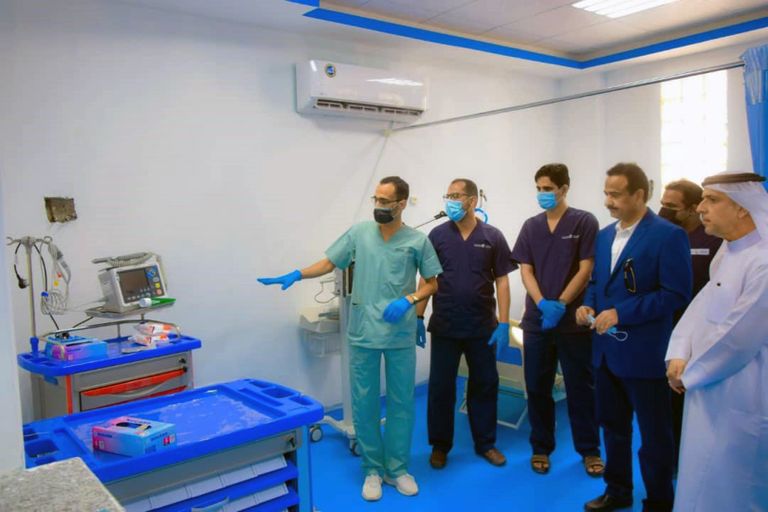 تدشين المرحلة الأولى لتشغيل أكبر مستشفيات شبوة اليمنية