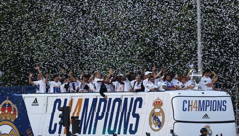 احتفالات ريال مدريد بلقب دوري أبطال أوروبا