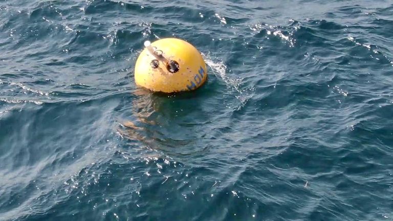 ألغام تم استخراجها من البحر الأحمر