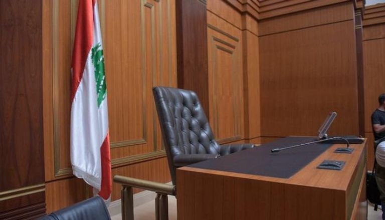 المقعد المخصص لرئيس البرلمان اللبناني
