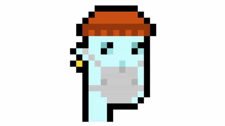 رمز NFT باسم CryptoPunk #7523 رمز World Wide Web source code