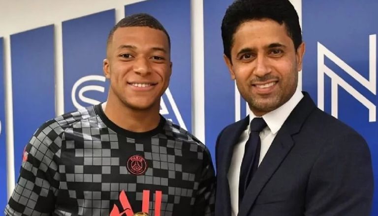 مبابي والخليفي زين الدين زيدان مدرب ريال مدريد السابق