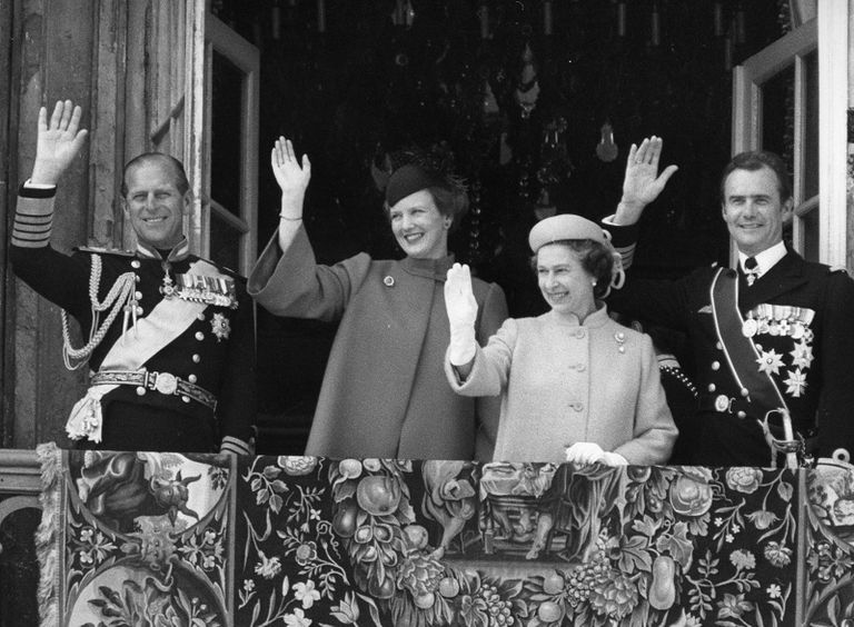 زيارة إليزابيث للدنمرك عام 1979 ملكة الدنمارك مارجريت الثانية- رويترز