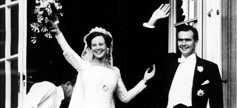 حفل زفاف الملكة مارغريت عام 1967 ملكة الدنمارك مارجريت الثانية- رويترز