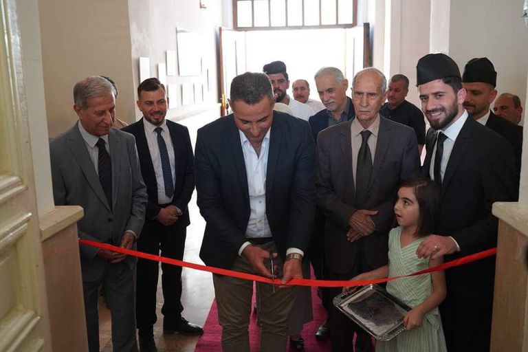 عرض فلكلوري في مهرجان تراث الموصل