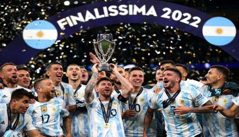 فيديو تتويج منتخب الأرجنتين بكأس فيناليسيما 2022