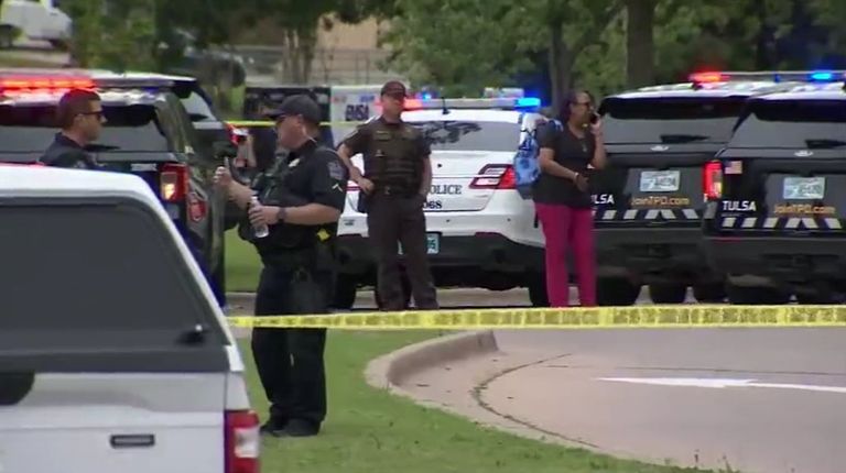 موقع تنفيذ إطلاق النار في أوكلاهوما