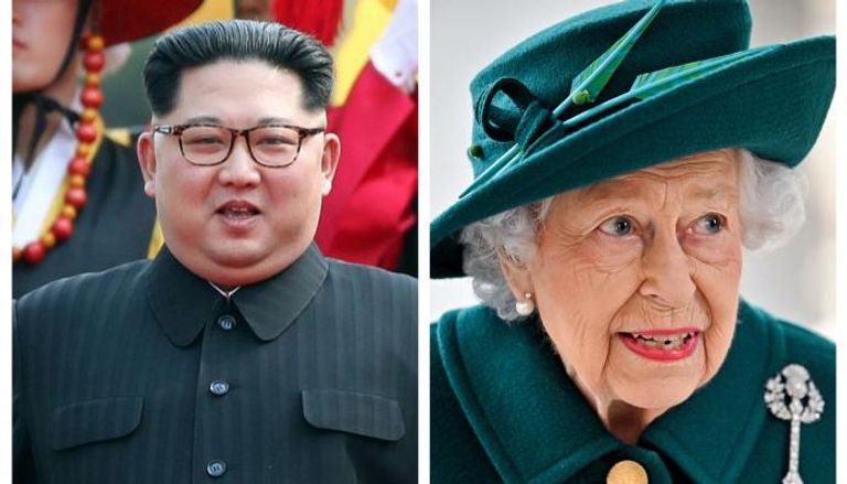 الملكة إليزابيث وزعيم كوريا الشمالية كيم جونغ أون 