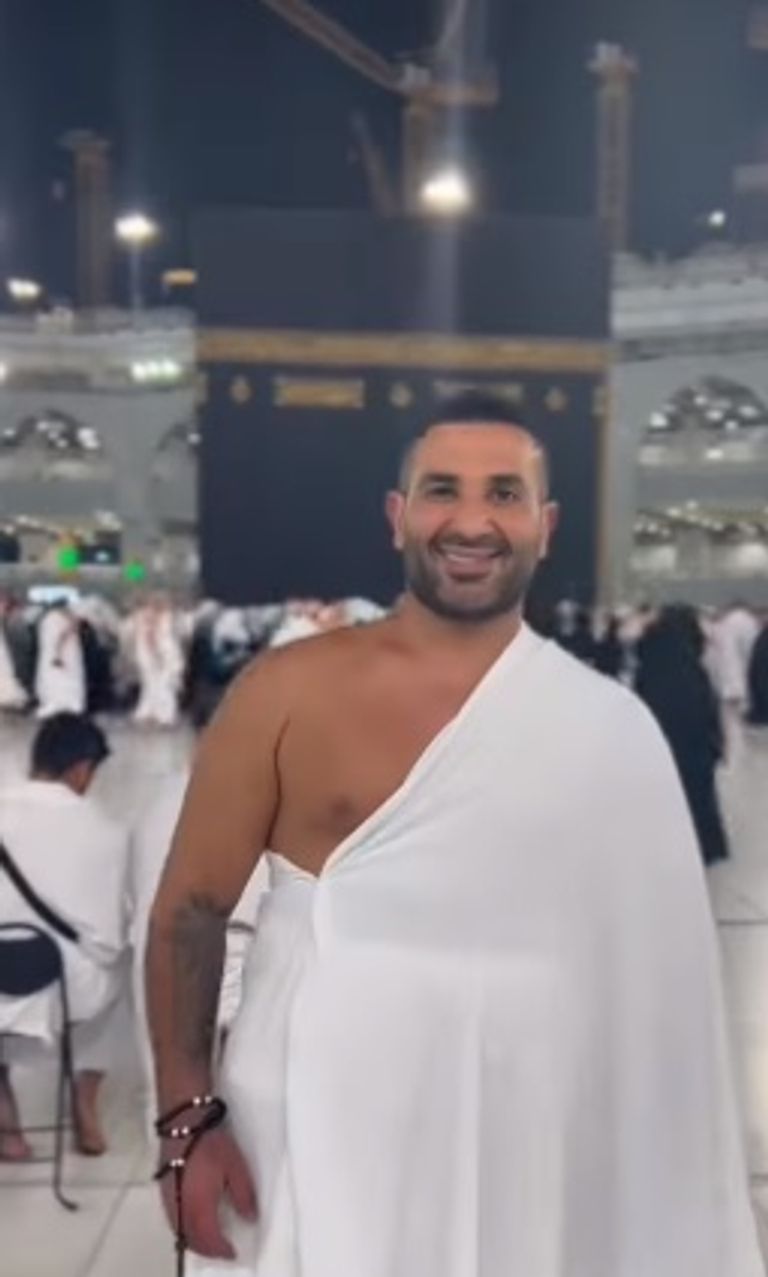 الفنان أحمد سعد وزوجته - أرشيفية