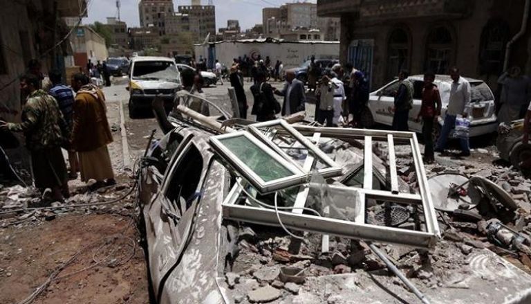 عناصر مليشيات الحوثي الإرهابية - أرشيفية