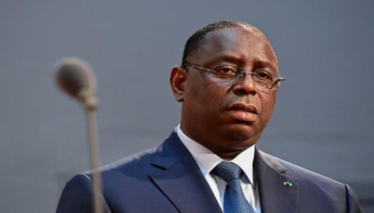 ماكي سال رئيس السنغال والرئيس الحالي للاتحاد الأفريقي