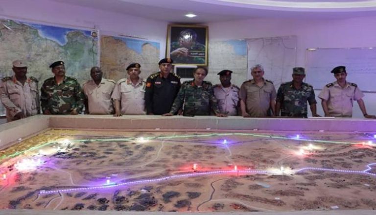 اجتماع القيادات العسكرية بعمليات الجنوب الليبي 