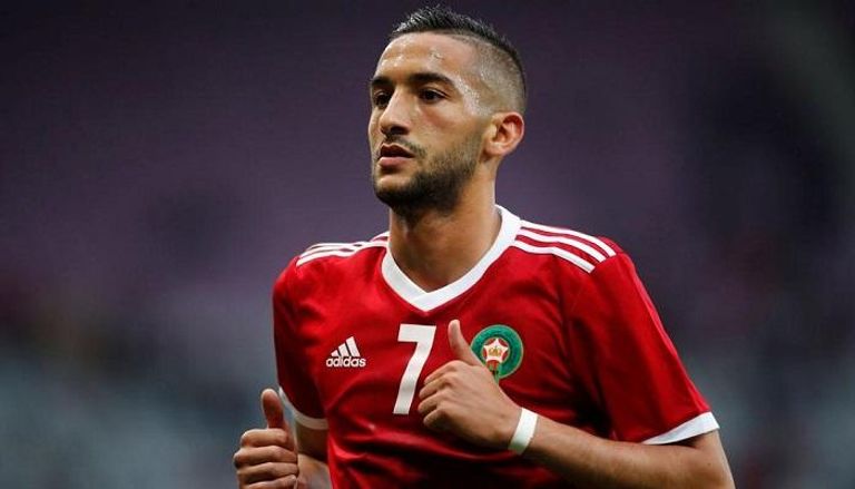 حكيم زياش نجم منتخب المغرب وحيد خليلوزيتش مدرب منتخب المغرب