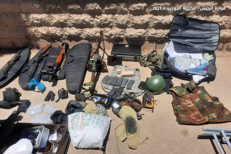 جانب من الاشتباكات التي وقعت في بعلبك